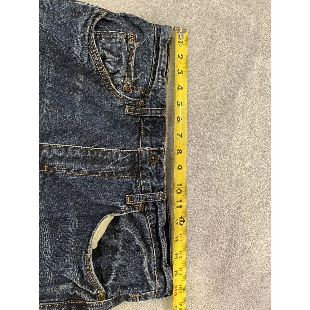 J Crew Jeans Mens 32x32 Blue Dark Wash Denim Measures 32x32 Handmade In Canada